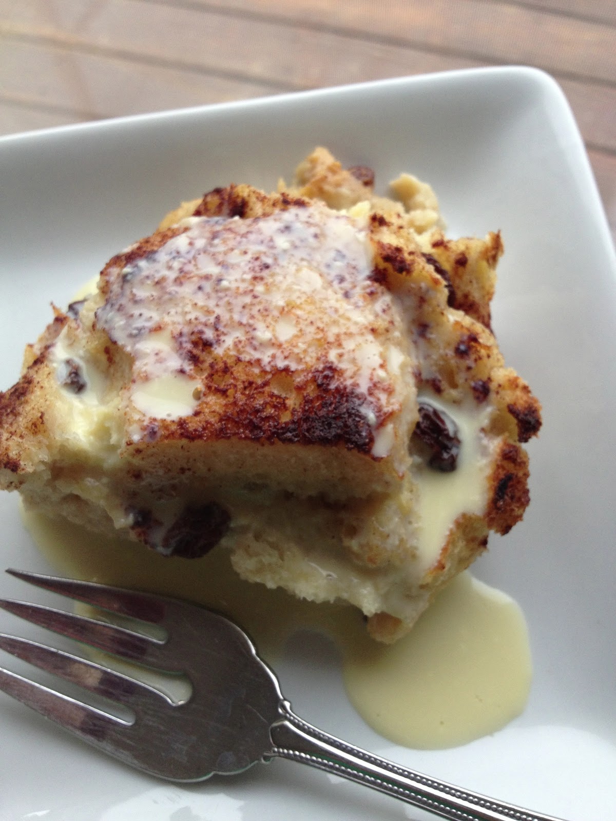 Crafty's Cafe Bread and Butter Pudding with Whiskey Sauce
