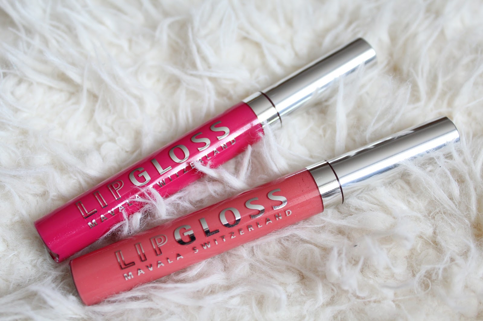 Mavala Lip Gloss in Grapefruit and Bubble Gum Inthefrow