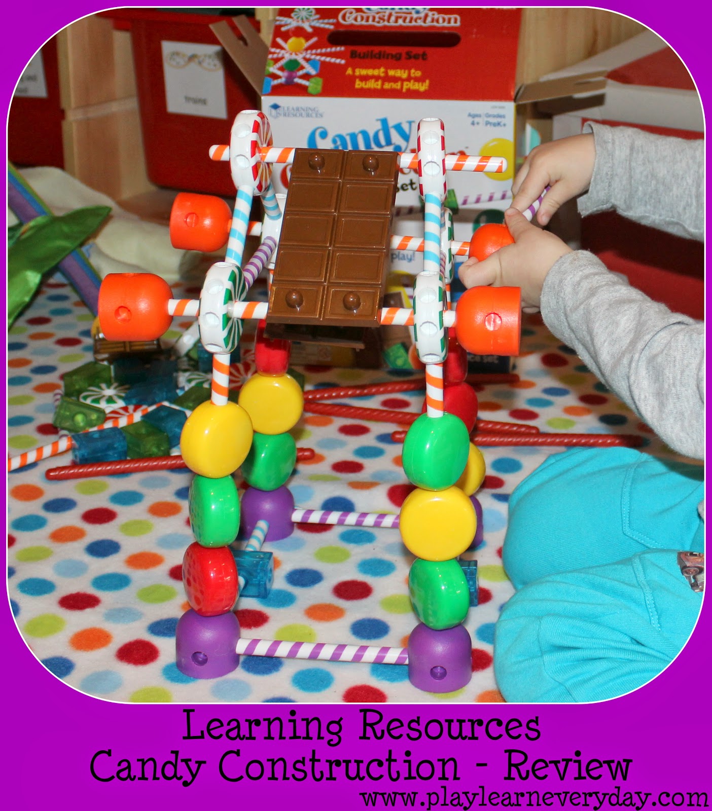Learning Resources Candy Construction Review Play and Learn Every Day