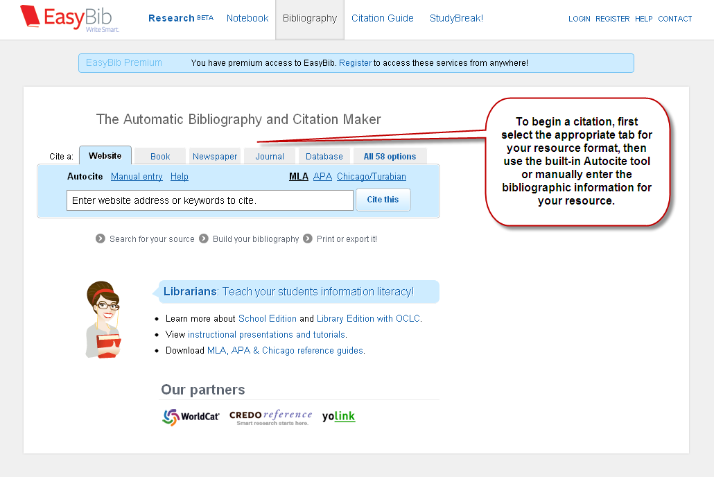 Free online annotated bibliography generator