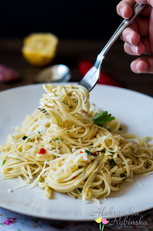 Aleksandra's Recipes Linguine aglio, olio e peperoncino