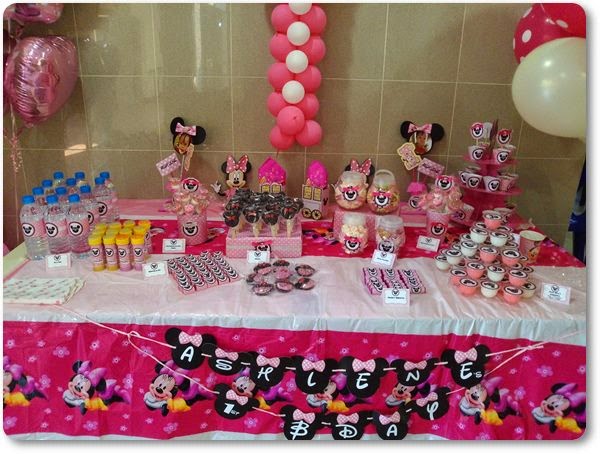 Minnie Mouse Themed Birthday Party For 1st Birthday