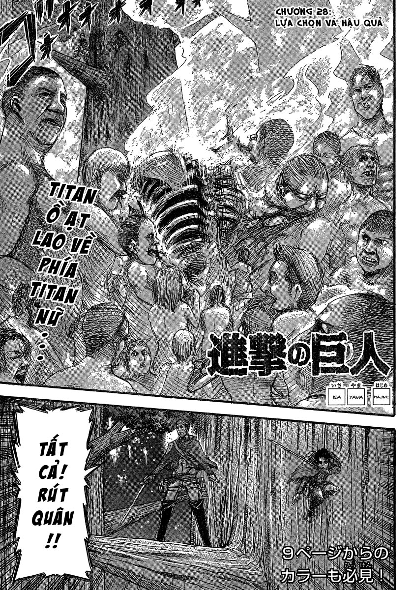 Attack on Titan chap 28 Trang 2 Attack on Titan chap 28 Trang 2