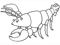 Lobster coloring pages