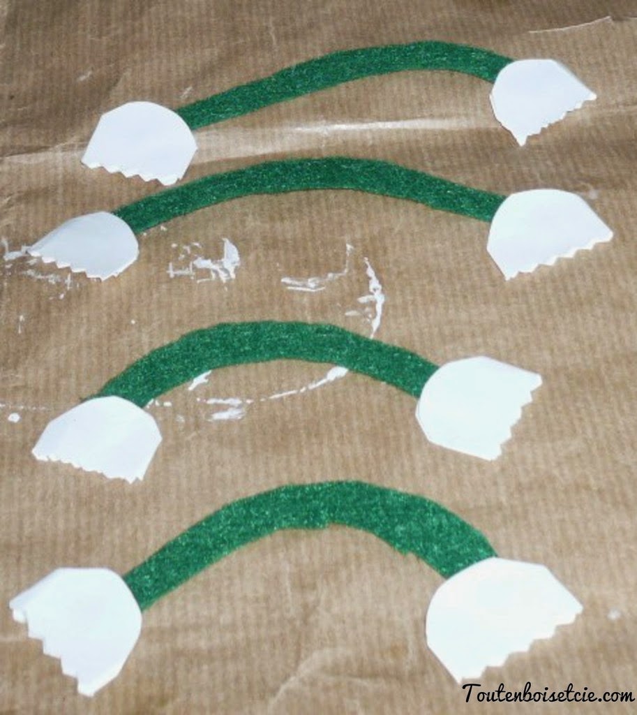 atelier découpage et collage pour le 1er mai