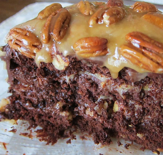 yumy recipes: Easy Homemade Chocolate Turtle Cake