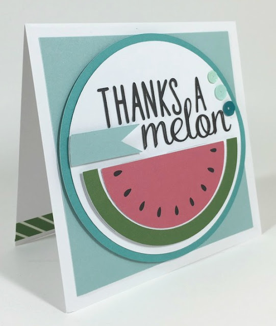 Cricut Watermelon card