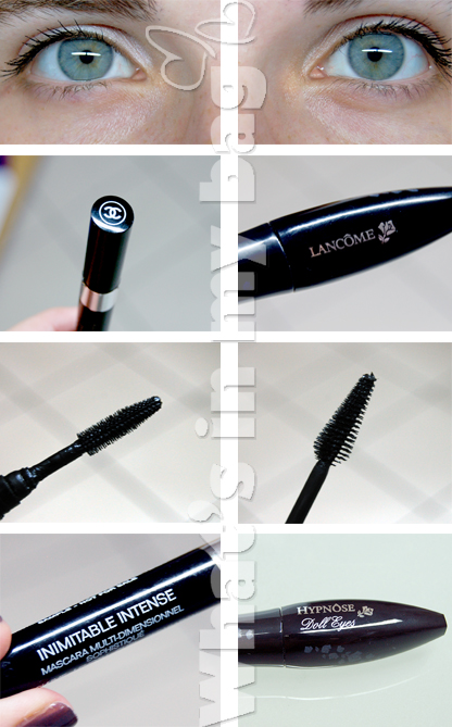 Talking about: Mascara Chanel Inimitable intense vs Mascara Lancome Hypnose  Doll Eyes • What's in my bag