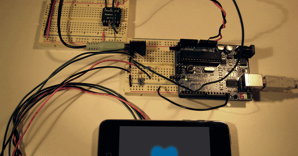 Feedbcak Control Project on IPAD Headphone Jack connection
