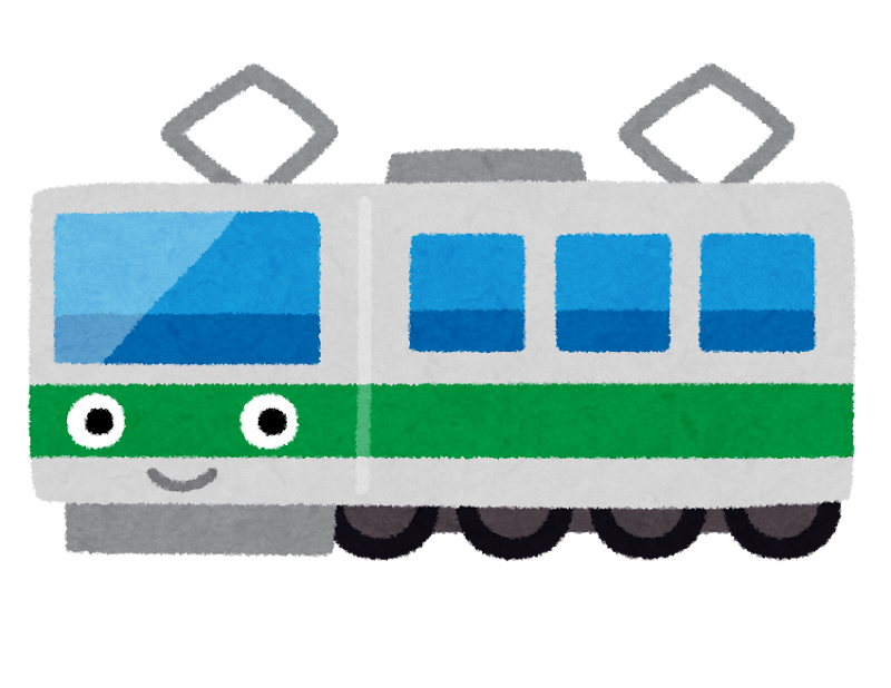 無料イラスト かわいいフリー素材集 電車のキャラクター