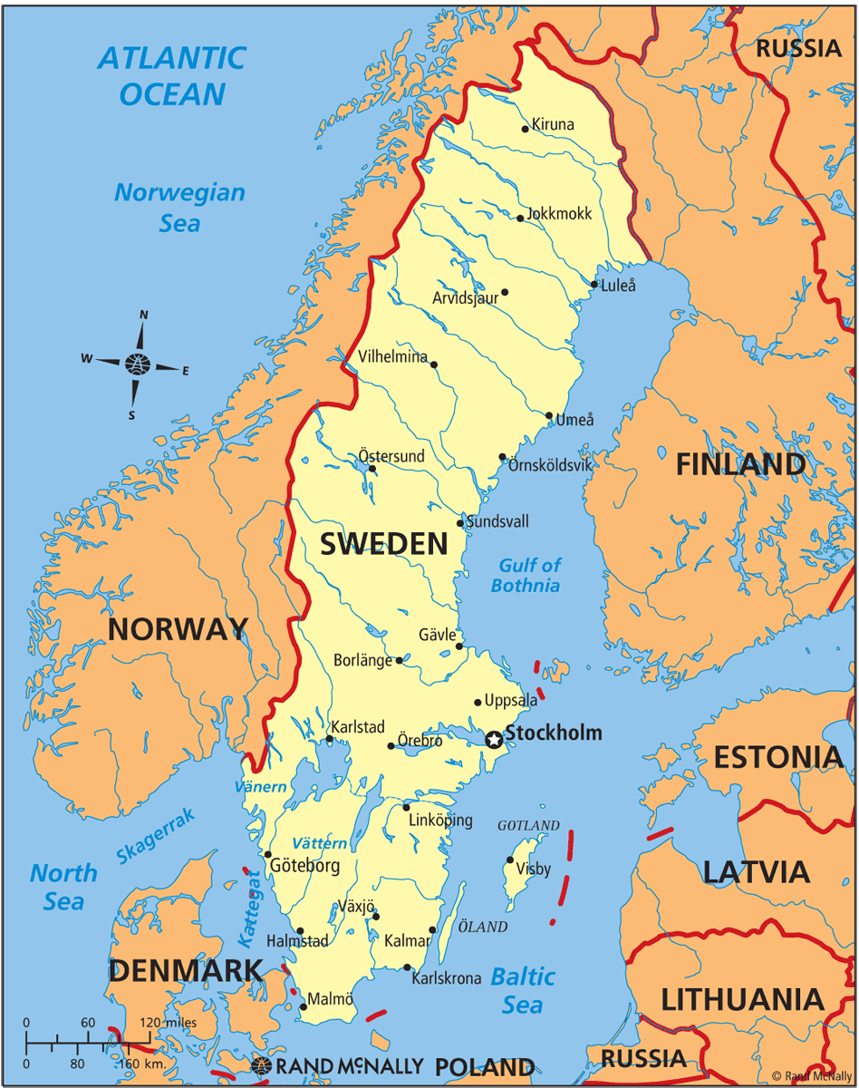 . Sweden Map Hd . sweden map hd