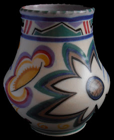 Poole Pottery Art Deco Vase QD 113