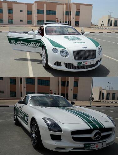 Bentley And Sls Amg Dubai Police Cars Shown For First Time