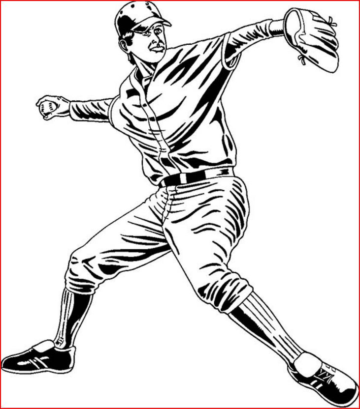 Coloring Pages Baseball Coloring Pages Free and Printable