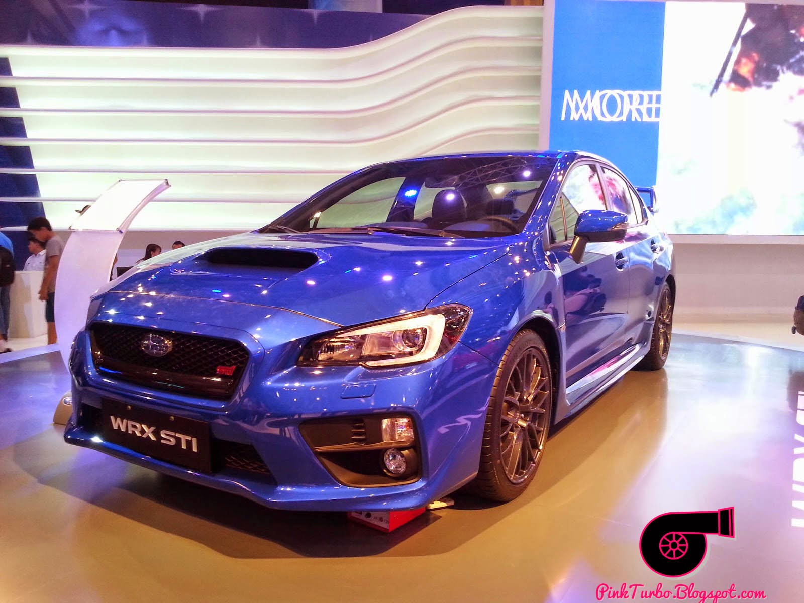 blue WRX STi