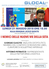 VIDEO - LUNEDI' 21 MAGGIO: I NEMICI DELLE NUOVE VIE DELLA SETA