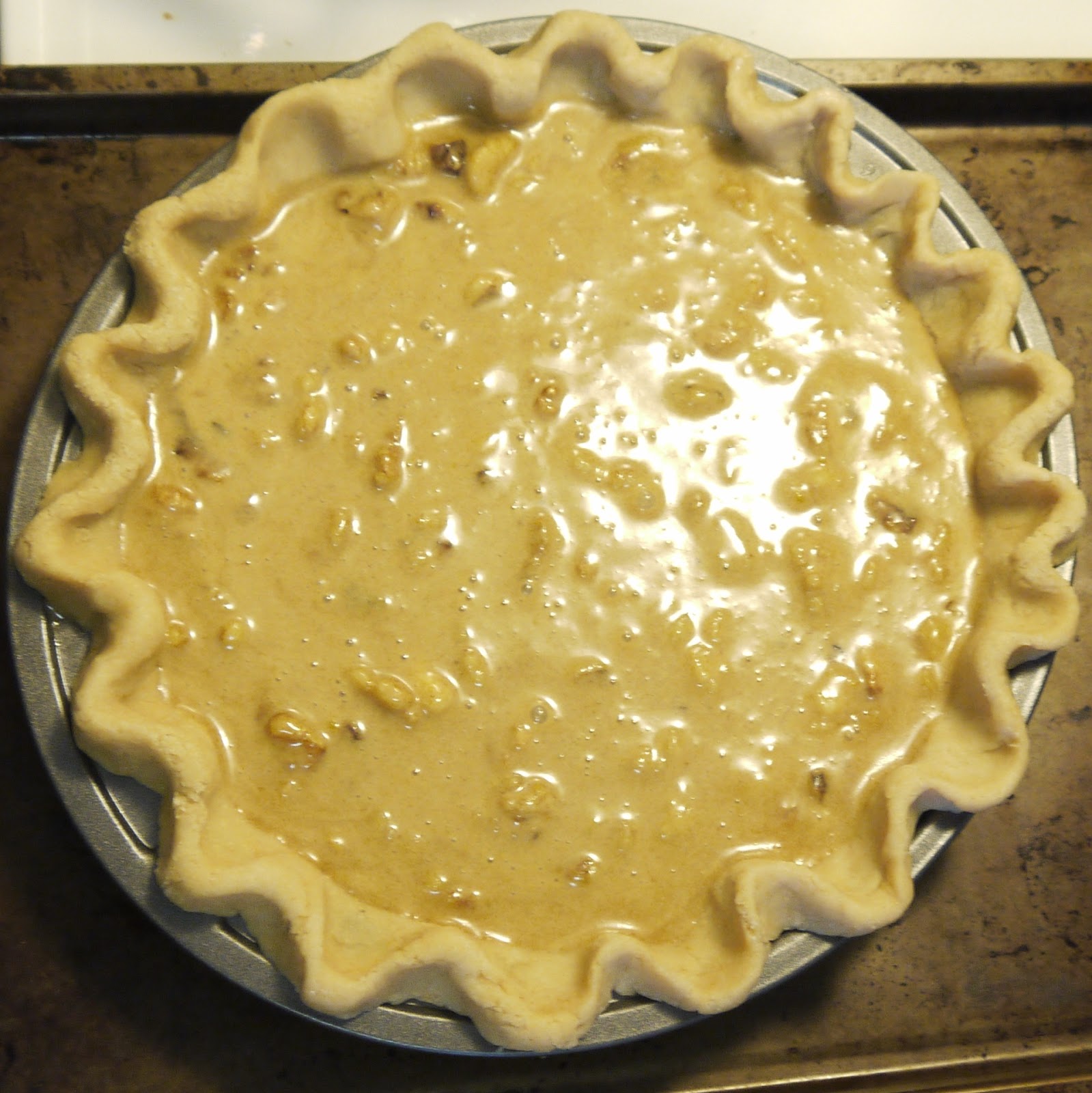 Being the Secret Ingredient HoneyWalnut Pie and Homemade Butter Crust
