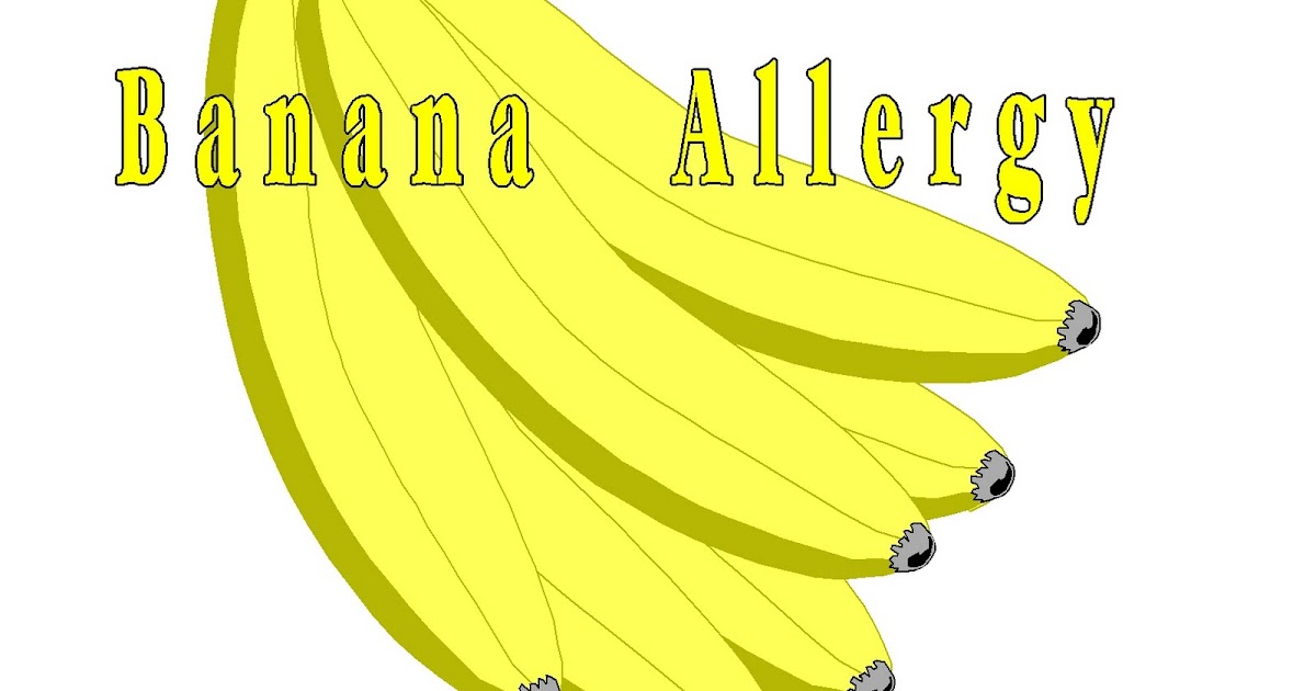 Free Posters and Signs Banana Allergy