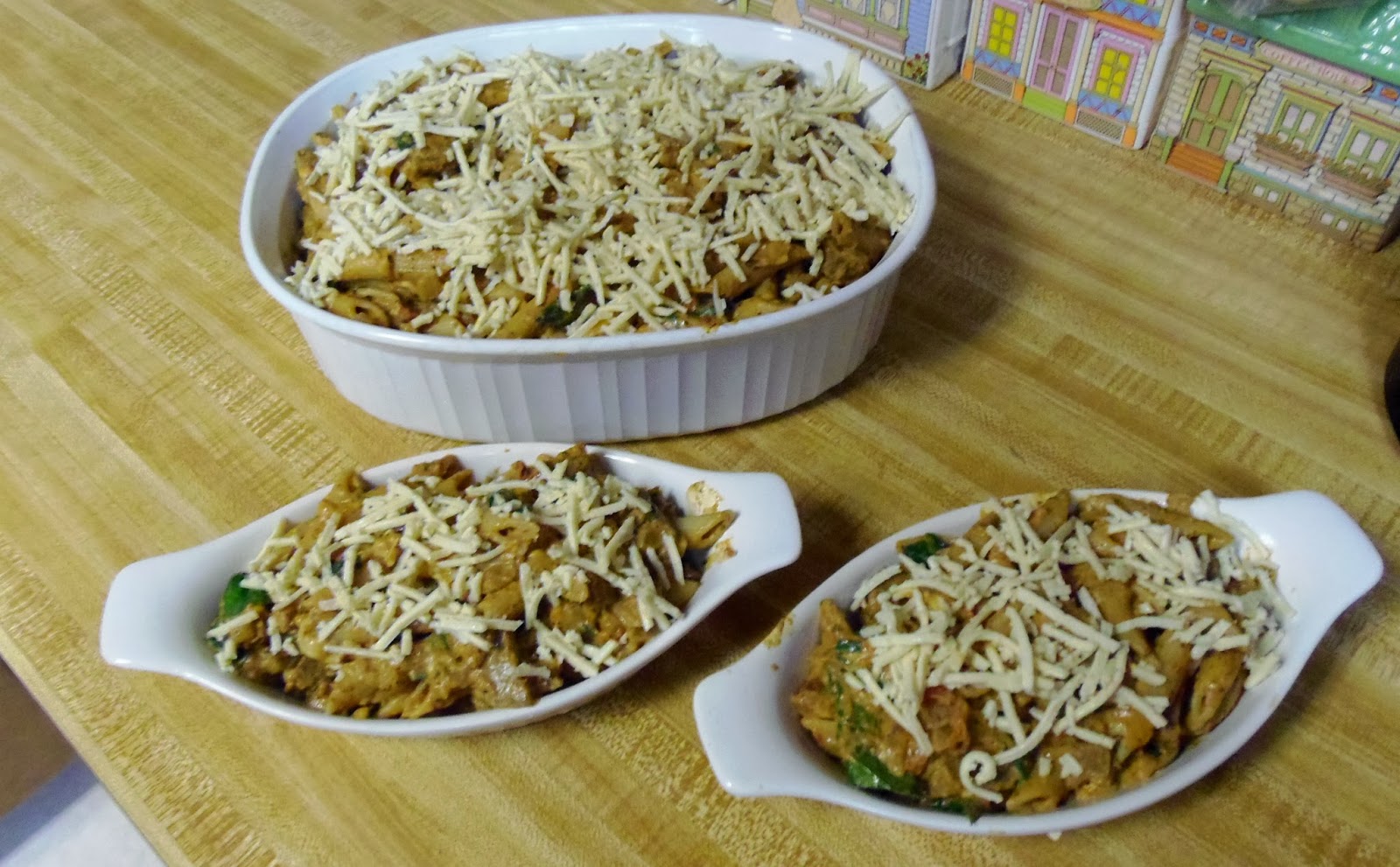 Glo's Kitchen Pesto Baked Ziti