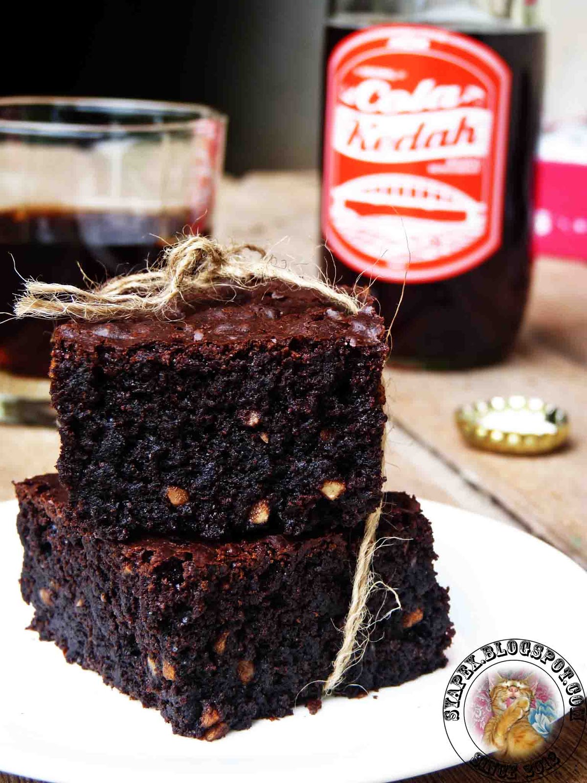 syapex kitchen Chocolate Brownies Kedut