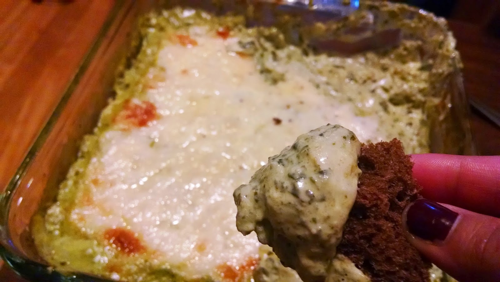 The Staycationer Asiago Cheese PDO Spinach Dip