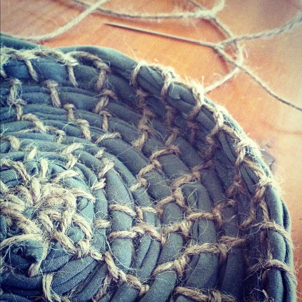 Brown Owls Members Blog Brisbane Basket weaving with fabric