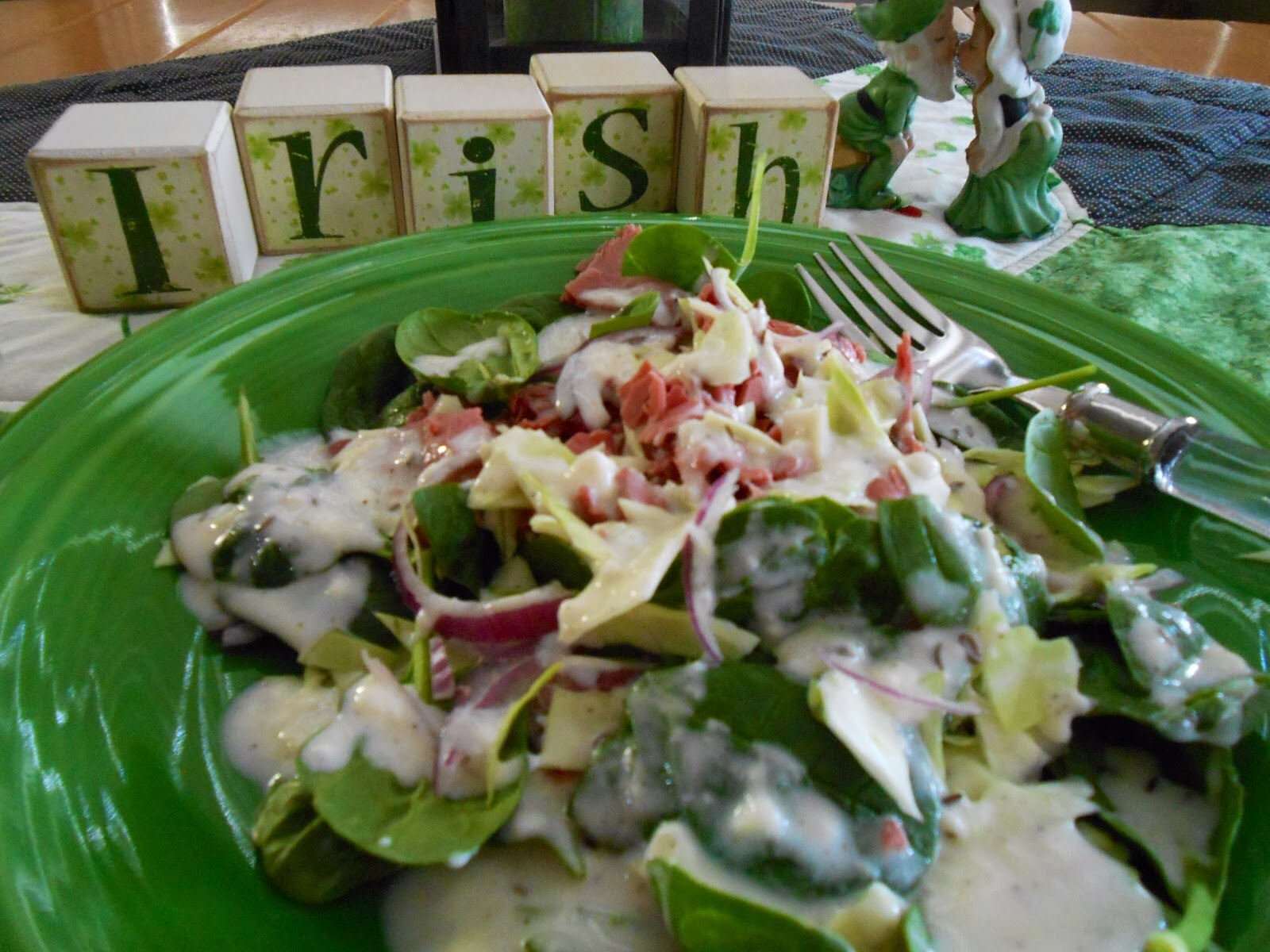Kitty's Kozy Kitchen Corned Beef and Cabbage Salad