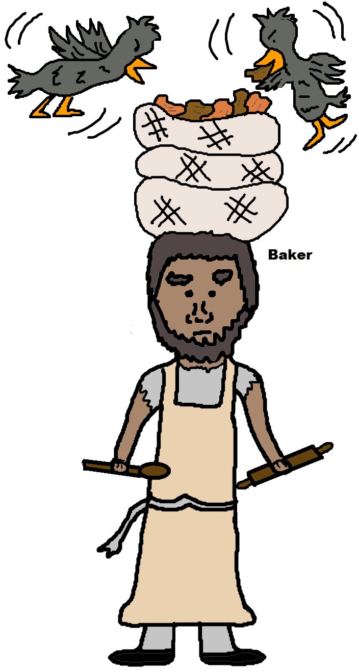 Baker Coloring Page Baker Coloring Page