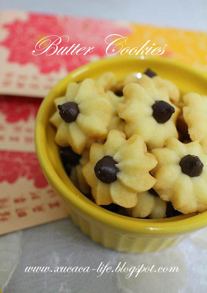 Chinese new year cookies recipe malaysia| how to make cookie Butter . Flour & Me 爱的心灵之约: Butter Cookies (传统奶油曲奇饼)