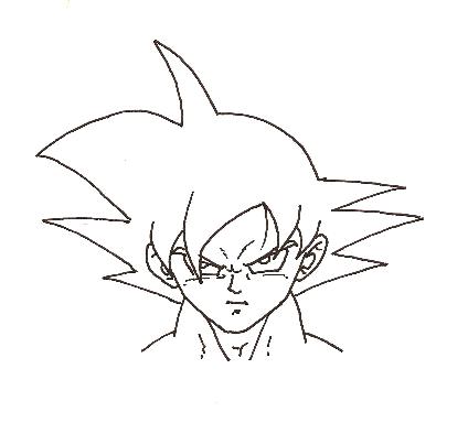 Goku dibujos para colorear faciles - Imagui