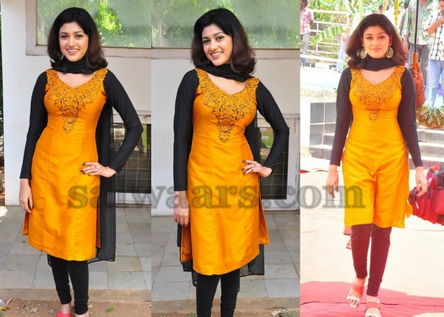 oviya frock design