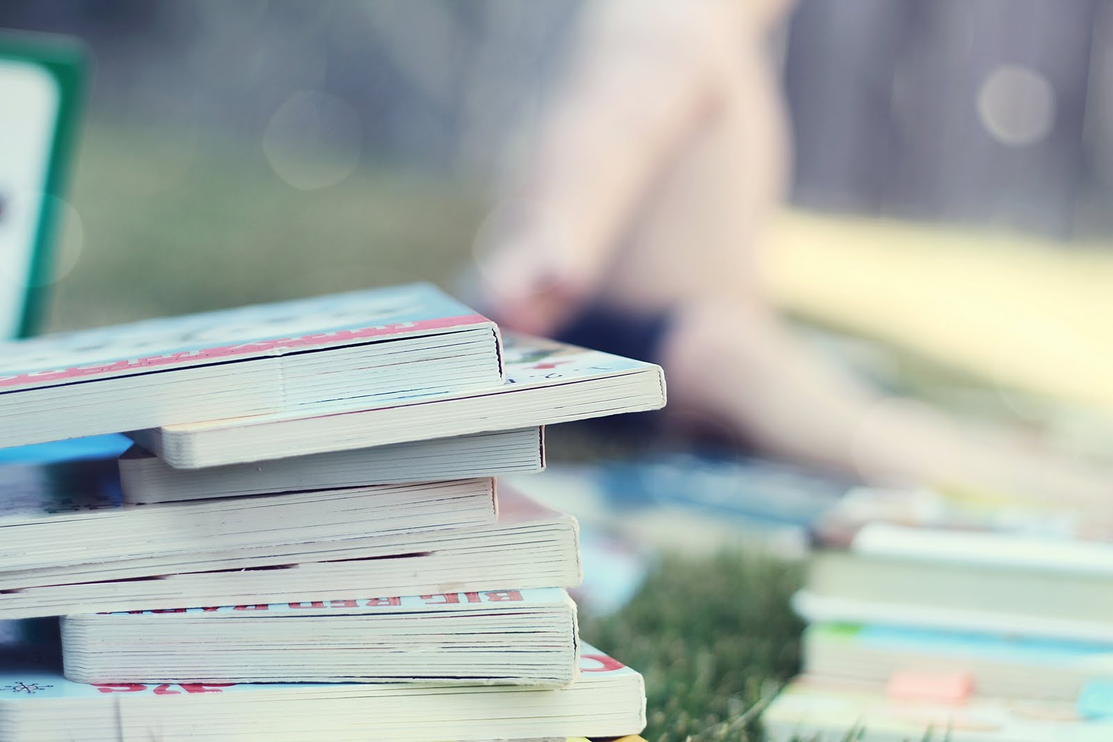 A vintagey photoshoot with books Love and Marriage