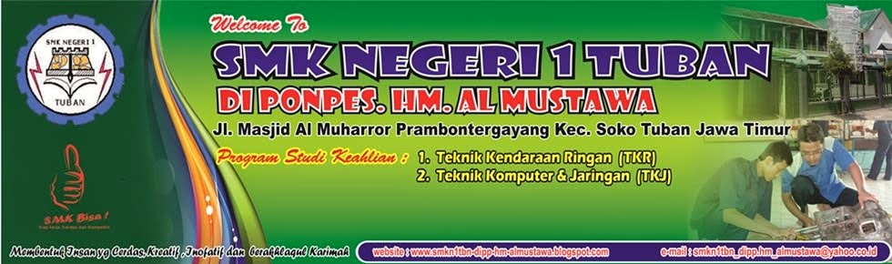 SMK  N 1 Tuban di PP. HM. Al Mustawa