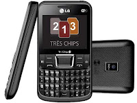 LG Tri Chip 333: Ponsel tiga slot SIM Card/Triple On dengan Spesifikasi 2.3 inci