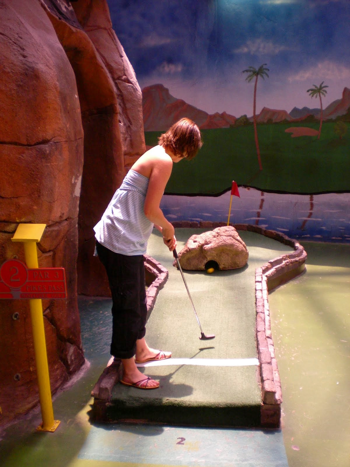 The Ham and Egger Files Mini Golf in Las Vegas