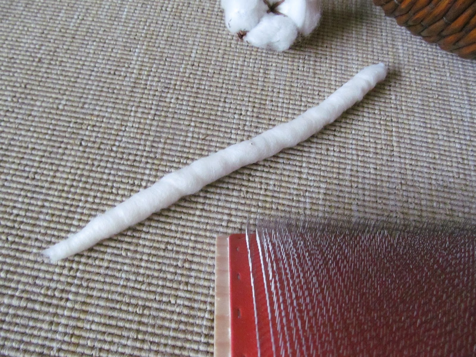 Trampled by Geese Carding cotton into punis