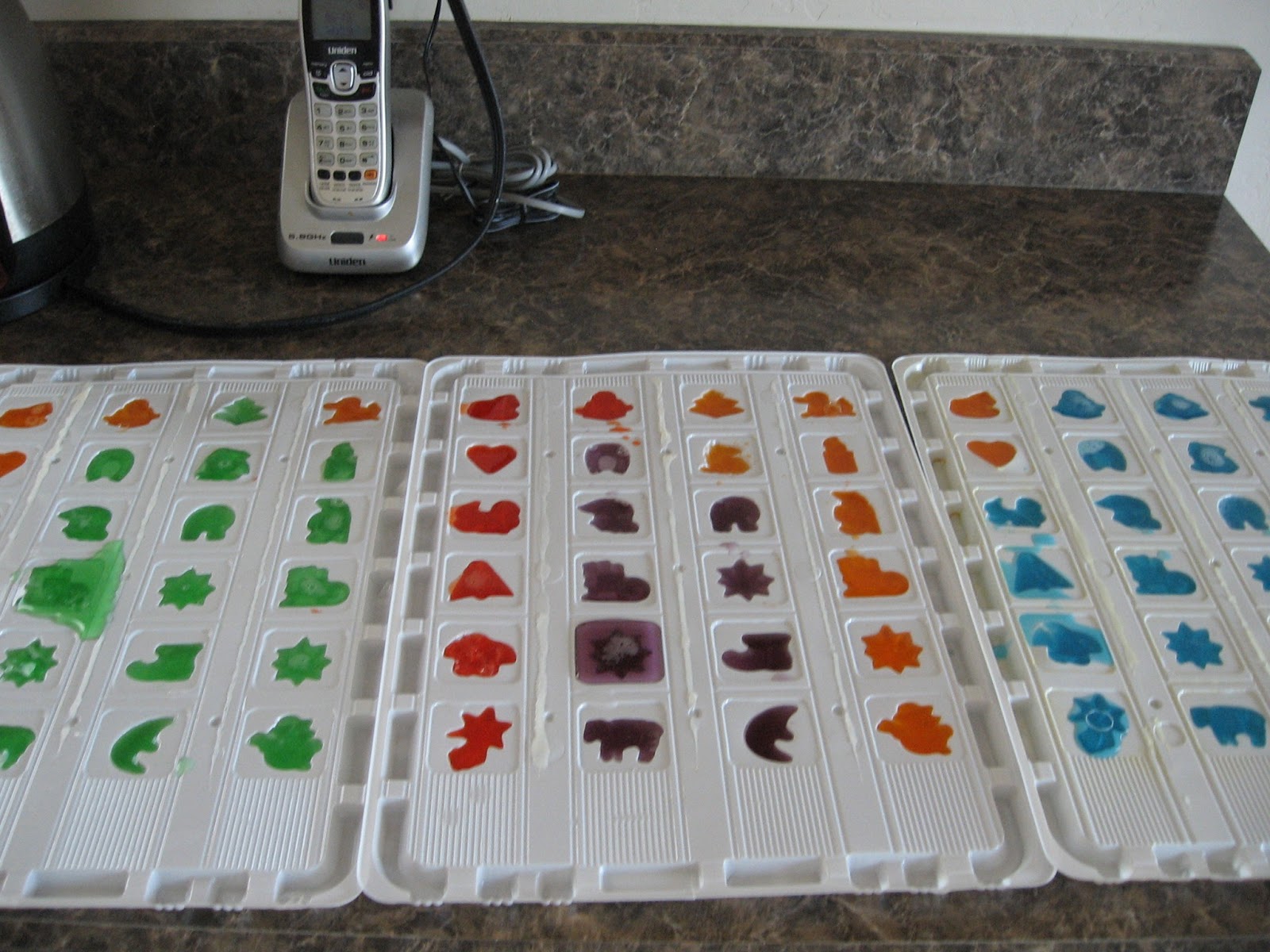 Almost Unschoolers Summer Fun Day 13 Gummy Creations Painting With