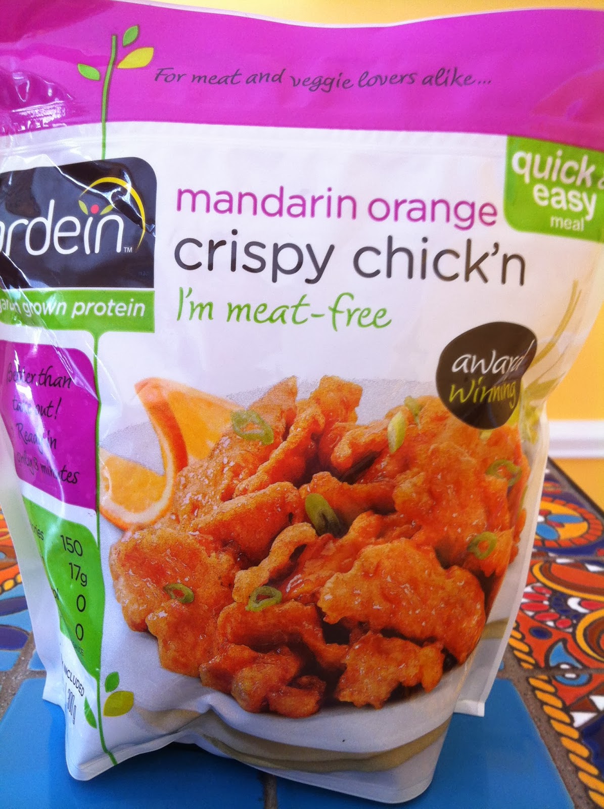 Gardein Mandarin Orange Crispy Chick'n r/vegetarian