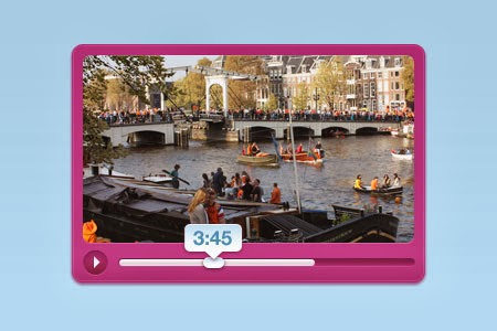 Pink Vibrant Video Player Pink Vibrant Video Player