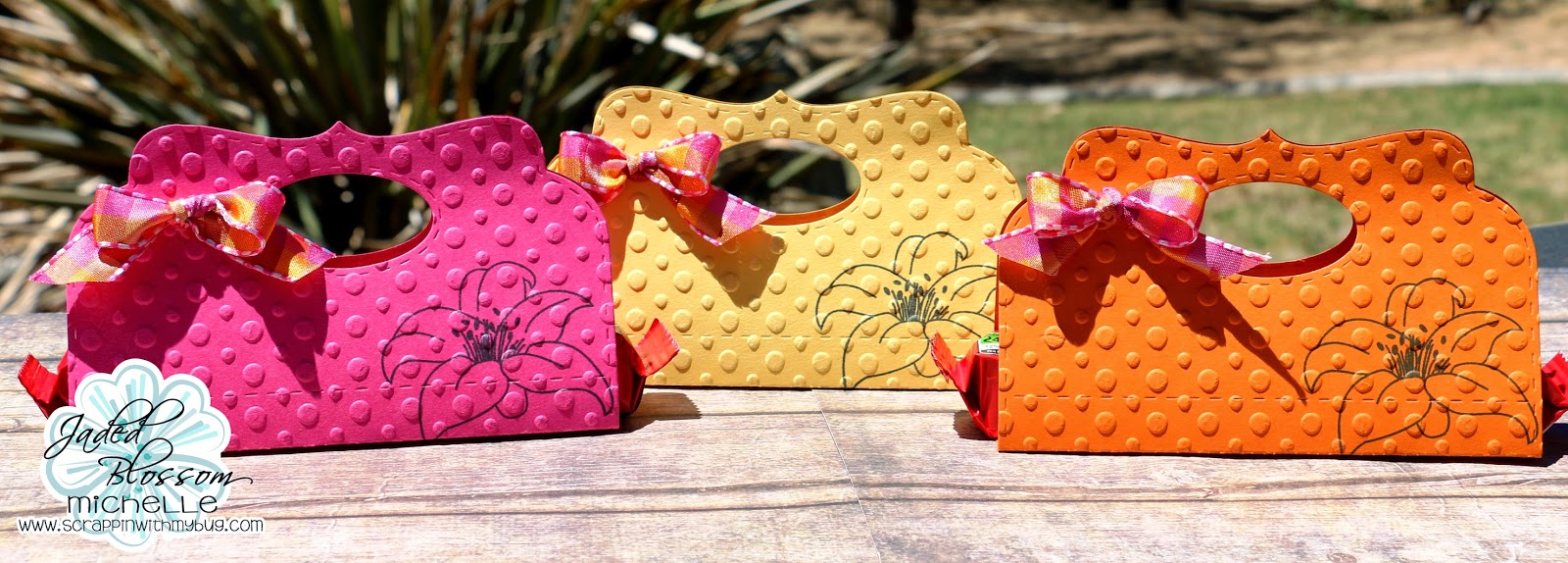 Scrappin with my bug Candy Caddy Die Release and Hop