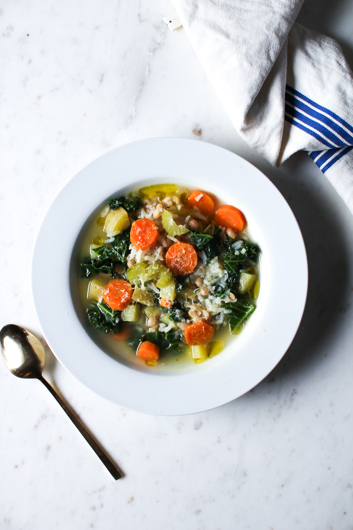 Flourishing Foodie Vegetable Soup with White Beans and Rice