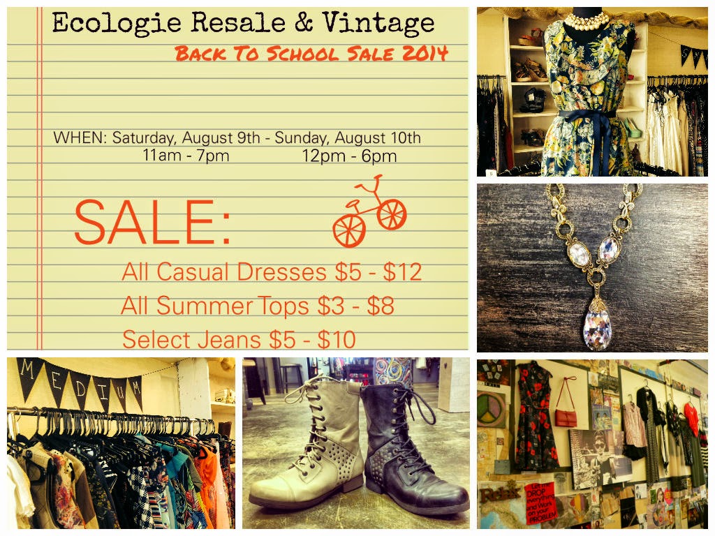 resale shop flyers