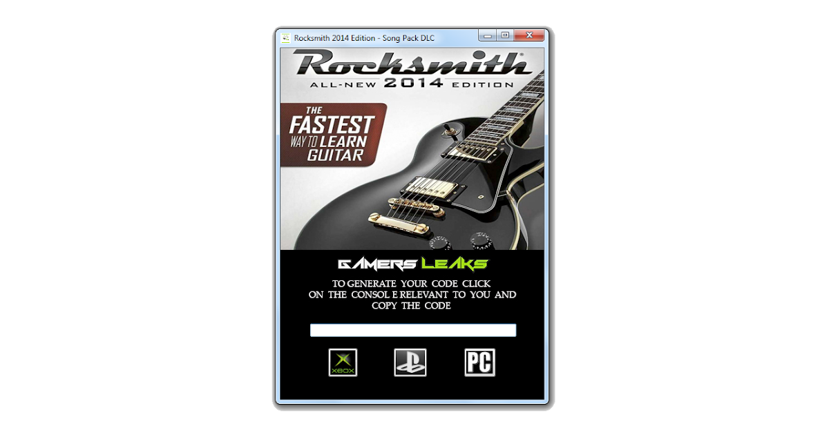 Rocksmith 2014 Activation Code Keygenl