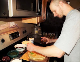 My Hubby James Making Me Dinner