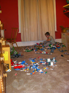 lego collection in carpeted room