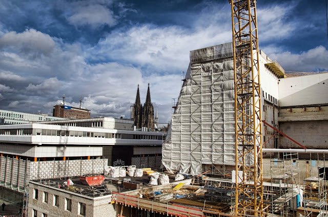 Baustelle Köln, Bühnen Sanierung, Oper, Entkernung und Rückbau, Offenbachplatz 1, 50667 Köln, 27.01.2014