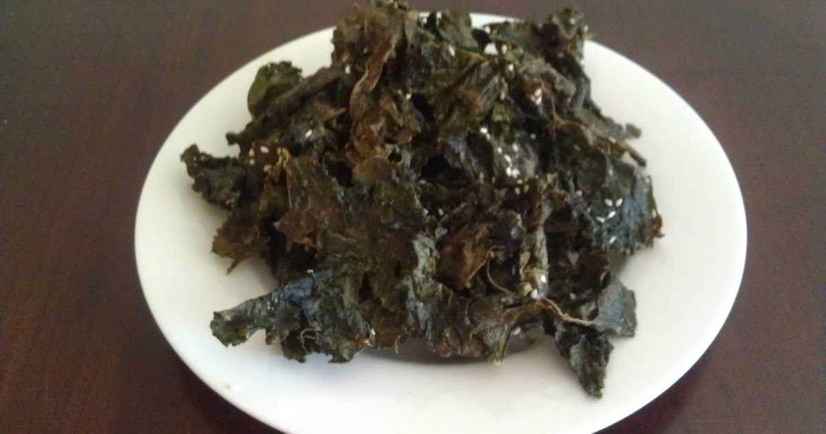 Salivate Sesame Seed Kale Chips