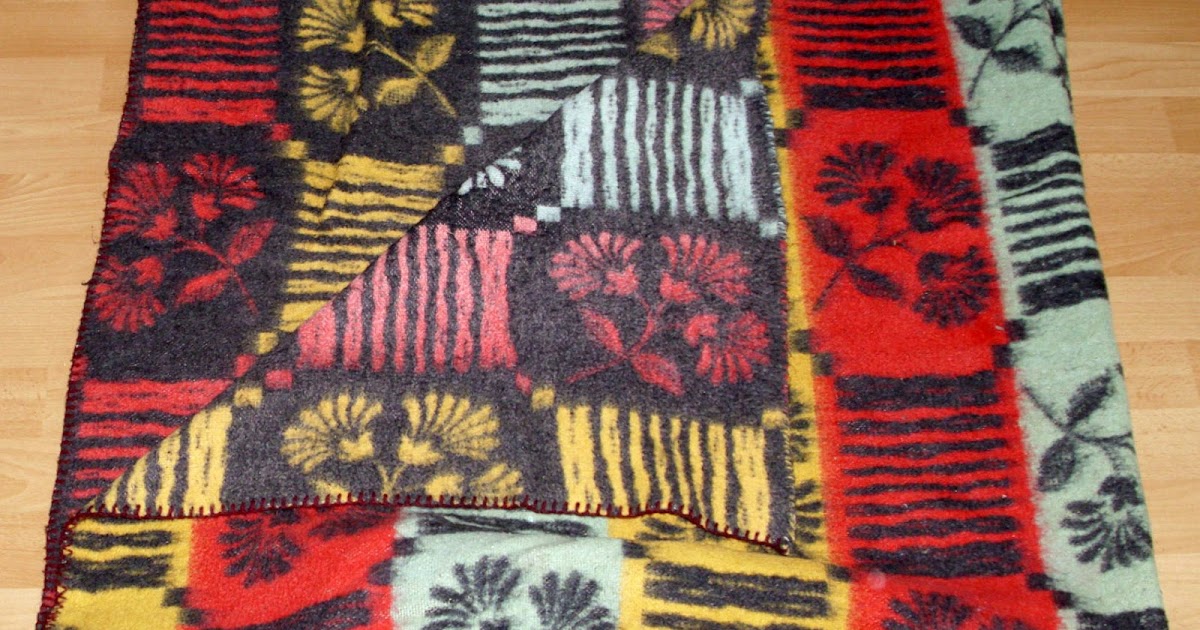 Vintage Retro Blankets Museum Blankets from the '50s, '60s and '70s