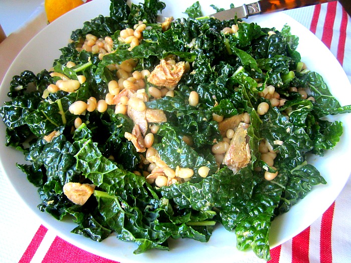 Bon Appetit Cleanse Kale w/ Tuna & White Beans