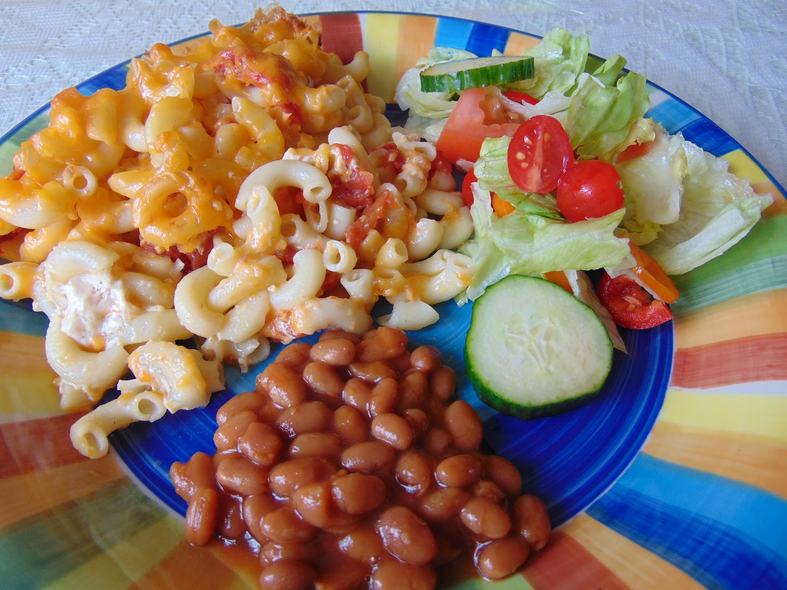 Macaroni & Cheese with Tomatoes